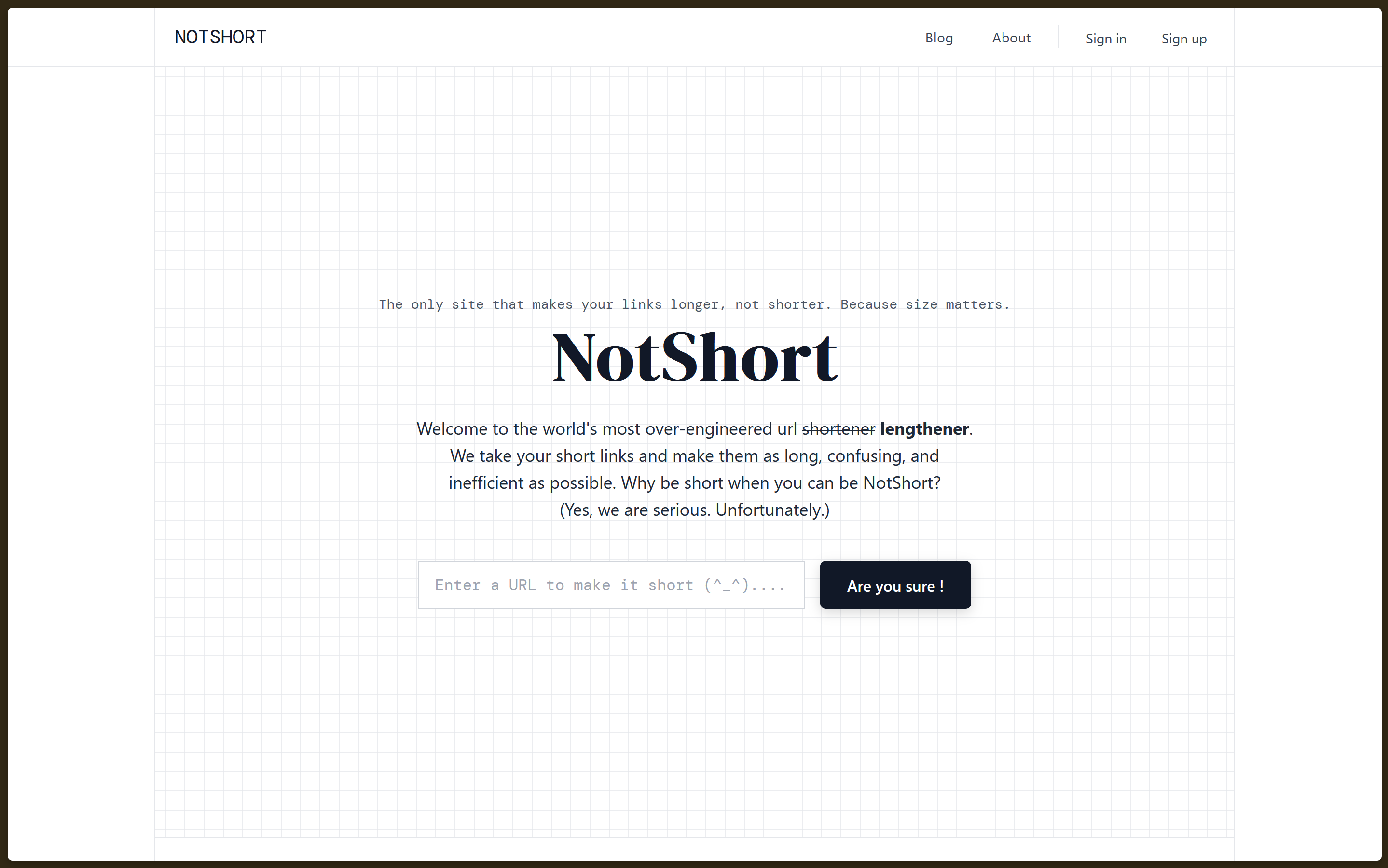 NotShort