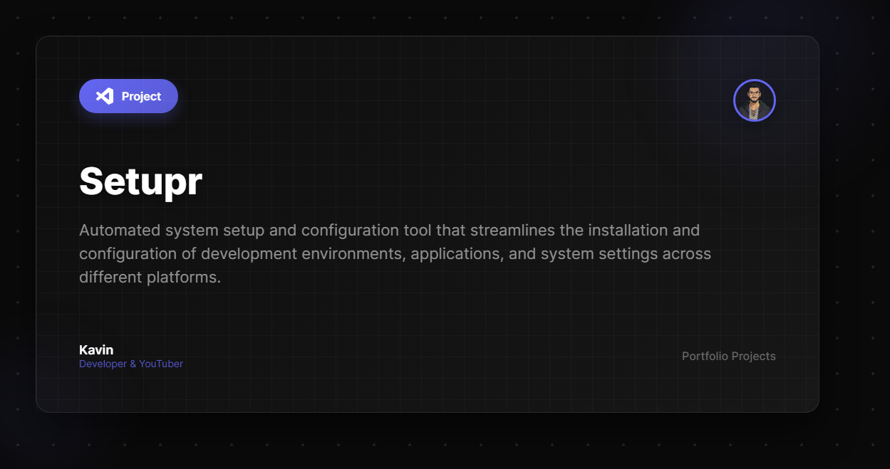 Project Simstarr Setup Setupr - Project Details